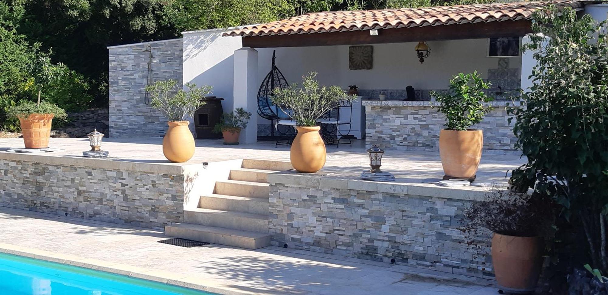 Chambres D'Hotes- Piscine, Spa, Tennis Belcodene Exterior photo